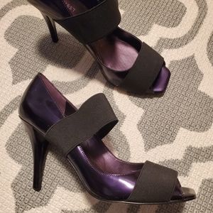 Nine West purple heels sz 8